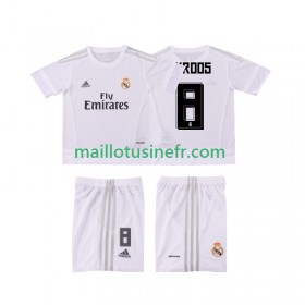 Maillot de Foot Real Madrid KROOS 8 2015 2016 Domicile Retro - Enfant